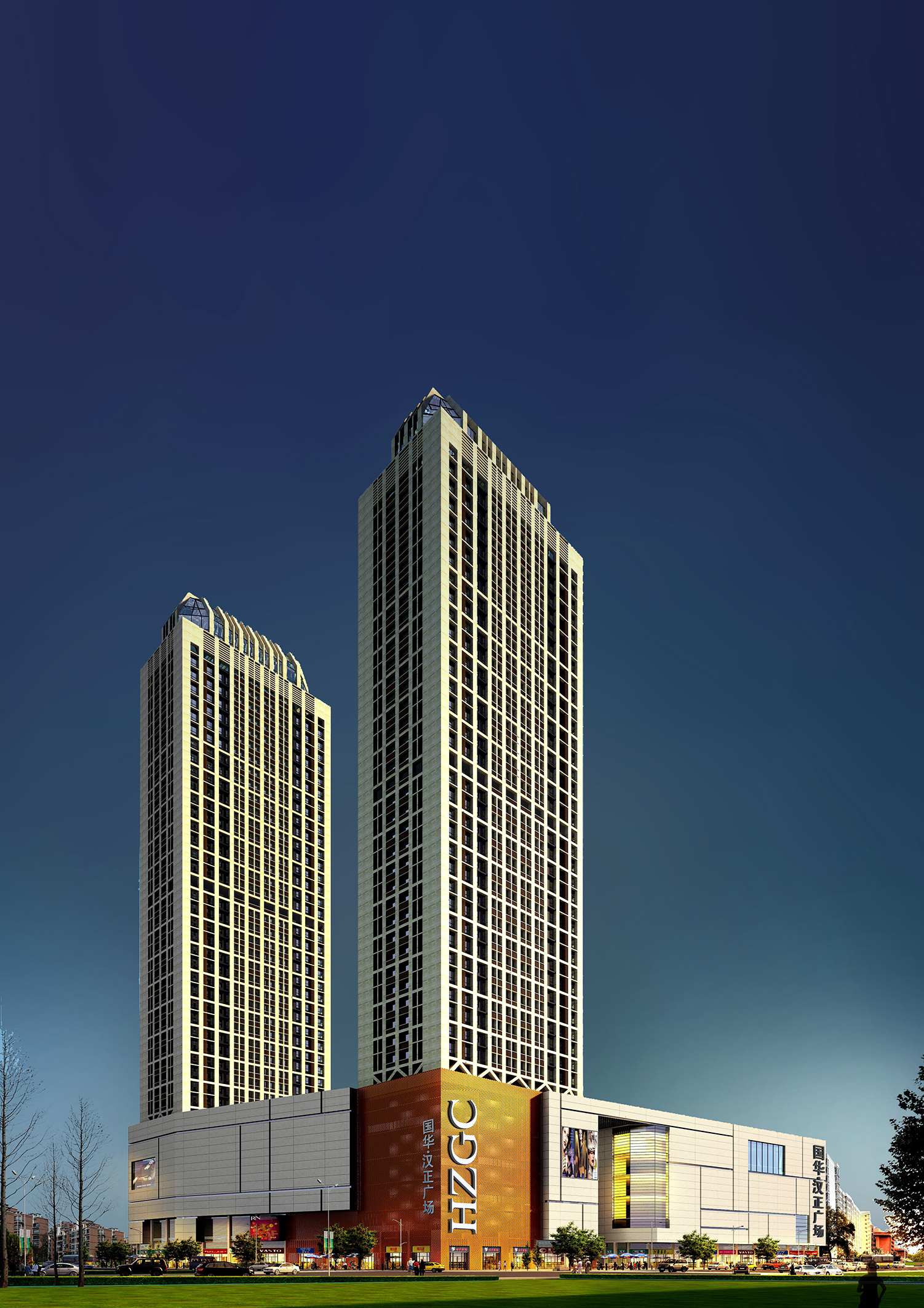 汉正街广场幕墙项目